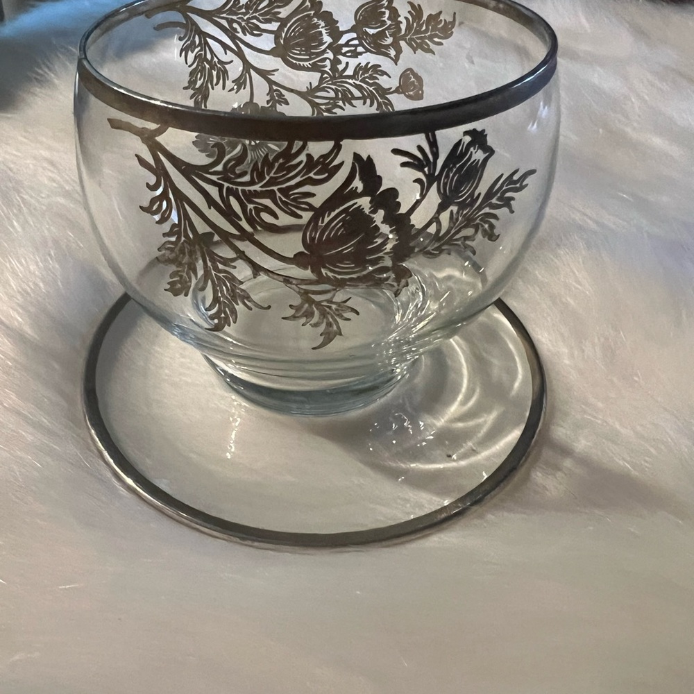 Vintage Silver Overlay Bowl